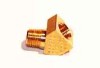 Brass 90 and 45 degree NPT fittings