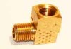 Brass 90 and 45 degree NPT fittings
