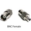 BNC male and female connectors for RG58 and RG400