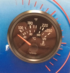 VDO coolant temperature gauge