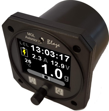 MGL Avionics Blaze INFO-2 G-Force Clock
