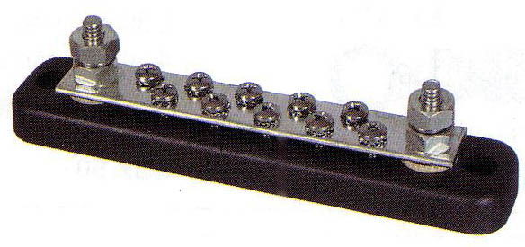 Bus bars and post